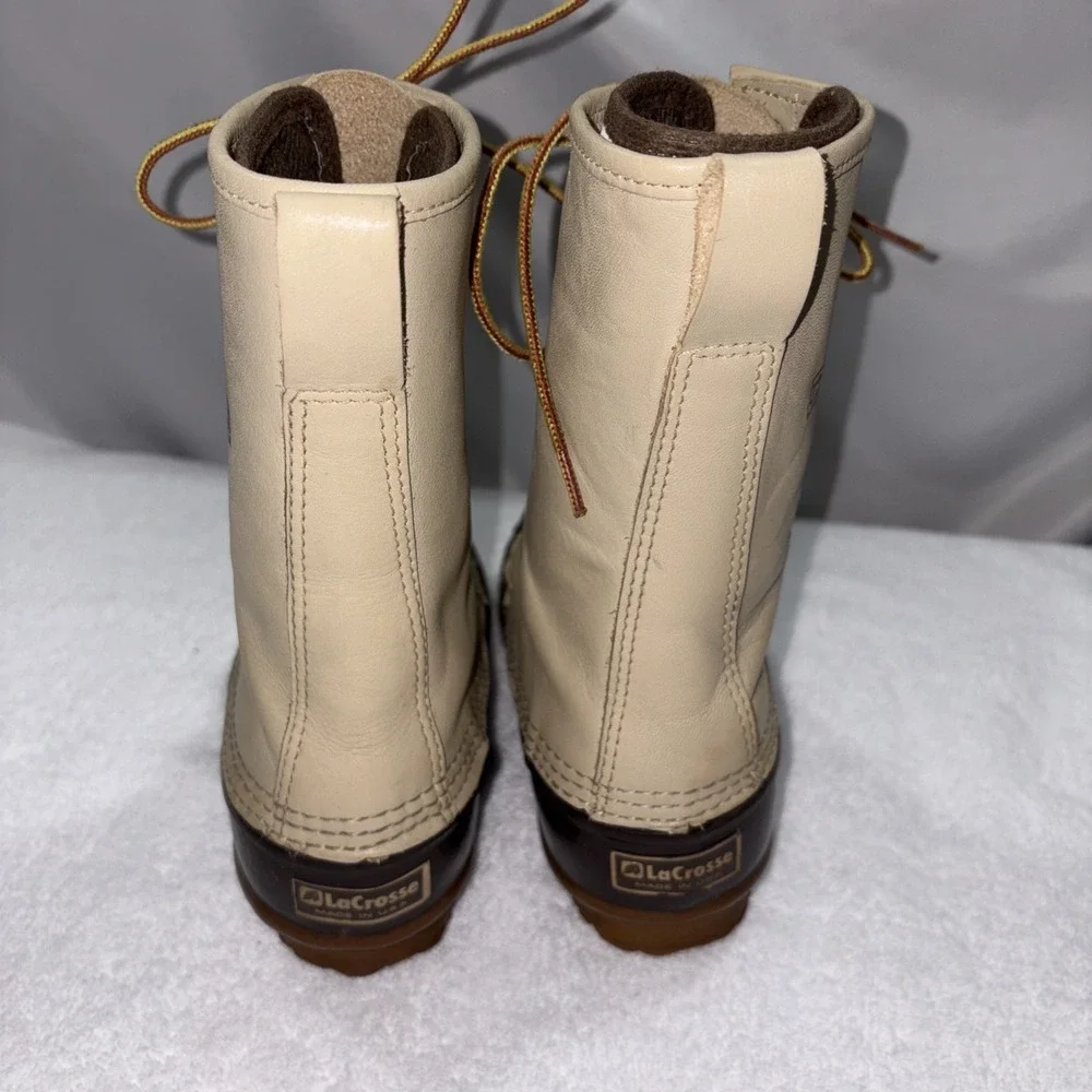 Vintage LaCrosse Outdoorsman Duck Boots Mens 7 Made in USA Insulated Winter